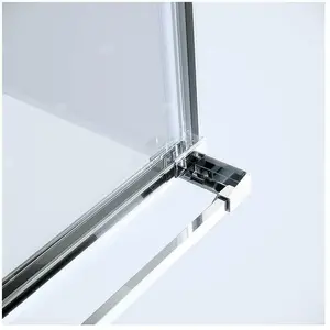 Shower cabin spare part CERSANIT CREA threshold strip with hinge 100/120 mm with plastic elements S903-036