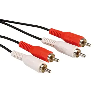 RCA (Cinch) extension cable Triton 2x RCA male–male, 5 m