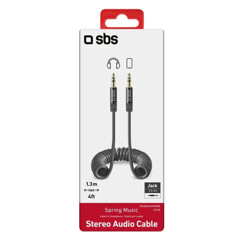 Аудиокабель RCM-Pelikan TECABLE35SPIRDG 3,5 мм 1,3 м Photo 2