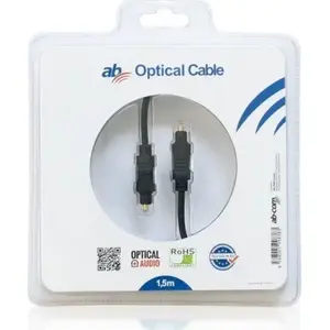 Optical Audio Cable AB-COM 1.5 m — Toslink digital audio cable