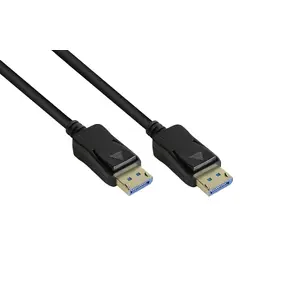 DisplayPort cable Alcasa DP20-010, 1 m, DisplayPort to DisplayPort, black