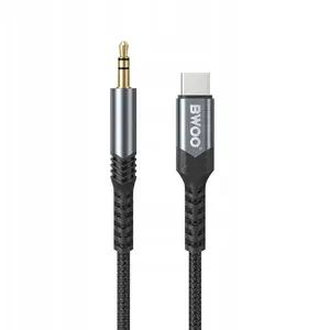 AUX to USB-C cable C2G BO-AUX066 — 3.5mm analog audio to USB-C, black