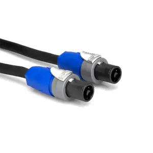 Audio kabelis Hosa SKT-203 Speakon–Speakon 0,9 m, 12 AWG OFC, melns/zils