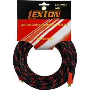 HDMI cable LTC LXHD73 — HDMI to HDMI, 10 m, red
