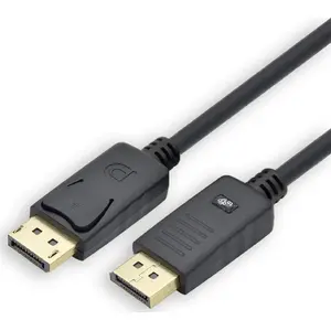 DisplayPort cable TB Print 1.8 m — DisplayPort connector, black