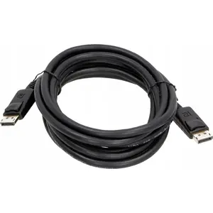 DisplayPort cable Pawonik 3 m, male-to-male, black