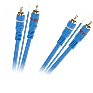 Кабель RCA (Cinch) 2×RCA — 2×RCA 5 м синий, No name KPO2669-5