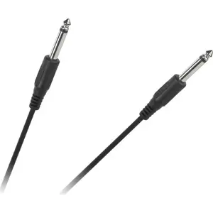 Кабель LP Jack 6,3 мм — Jack 6,3 мм, длина 2 м, черный (KPO2750M-2)