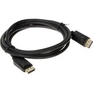 DisplayPort cable No name 1.8 m — DisplayPort male to DisplayPort male, black