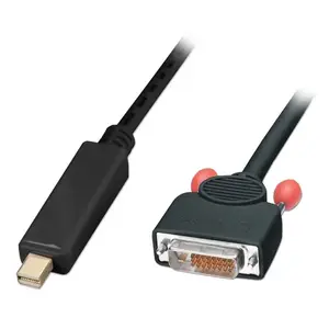 Кабель Lindy Mini DisplayPort — DVI-D 3 м — MiniDP (m) на DVI-D (m)