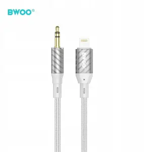 Audio adapter cable C2G BO-AUX073 — Lightning to 3.5 mm jack, gray
