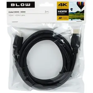 Кабель HDMI BLOW 3 м, чёрный