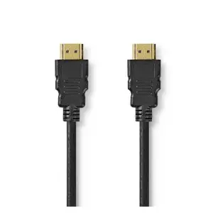 HDMI-кабель Nedis CVGL35000BK30 — 3 м, HDMI Type A штекер–штекер, 48 Гбит/с, ARC, чёрный