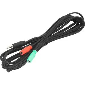 Audio cable XTREME 3.5mm jack to 2×3.5mm jack 3.5 m black (model 2GN.3,5ST)