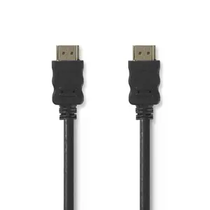 HDMI-кабель Nedis High Speed с Ethernet 7.5 м, HDMI Type A штекер–штекер, позолоченные контакты, черный