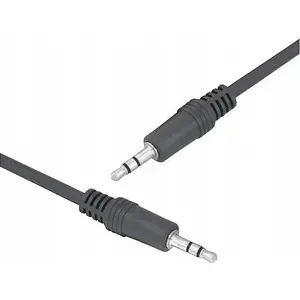 Audio cable Vega Jack 3.5mm - Jack 3.5mm, 1 m, black