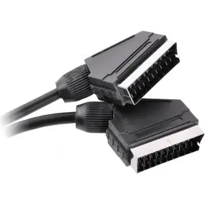 SCART kabelis 1.2 m melns — No name KPO2705-1,2
