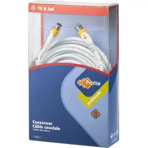 Coaxial Antenna Cable 15 m White No name KPO3970-15
