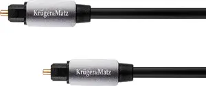 Оптический кабель Toslink Kruger & Matz KM0319 — 1 м, чёрный