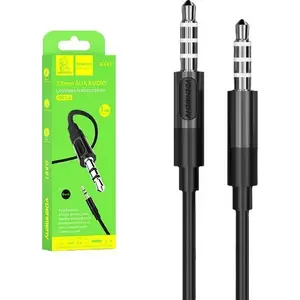 Audio cable 3.5mm jack to 3.5mm jack 1 m, No name (model 34251), black