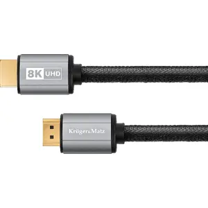 HDMI cable Kruger & Matz KM1266, HDMI to HDMI, 3 m, black