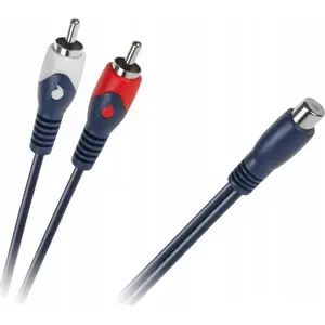 Audio cable INNE KPO2616: 1 x RCA jack to 2 x RCA plugs, 0.2 m