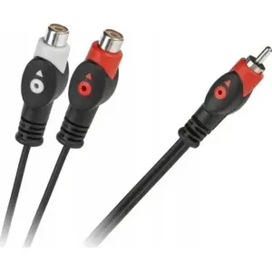 Audio cable INNE KPO2615 1×RCA plug to 2×RCA sockets, 0.2 m