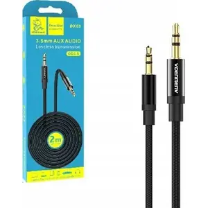 Audio cable QED 3.5mm jack to 3.5mm jack 2 m, black