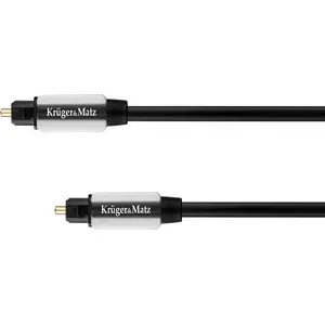 Оптический аудиокабель kruger & matz KM0320 Toslink – 1,5 м, черный