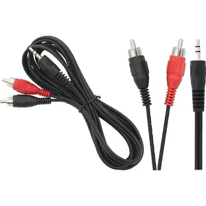 BLOW audio cable 3.5mm stereo plug to 2x RCA sockets, model 3802#, 2.5 m