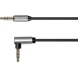 Audio cable kruger & matz Jack 3.5mm — Jack 3.5mm, 1 m, silver