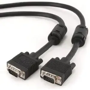 Кабель GEMBIRD D-Sub (VGA) — D-Sub (VGA) 30 м, модель CCPPVGA30MB, черный