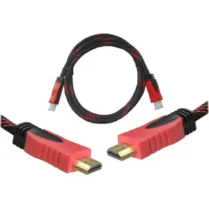 HDMI kabelis Lexton 1,5 m v1.4 sarkans