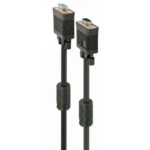Кабель VGA 1.8 м Gembird VGA M/F — VGA (D-Sub) штекер на гнездо, черный