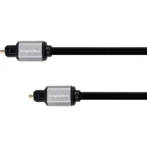 Оптический кабель Toslink kruger & matz KM1219 — 0,5 м, чёрный