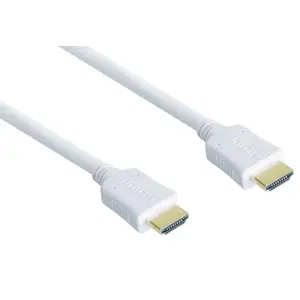 HDMI cable Alcasa 1.5 m — HDMI Type A male to male, gold-plated contacts, ARC, 3D, white
