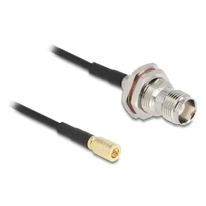 Coaxial cable Molex PN 90724 RG-174 0.2 m with TNC to SMB connectors, black