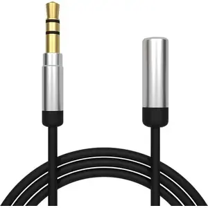 Audio kabelis BLOW 3,5 mm — 3,5 mm 1 m melns