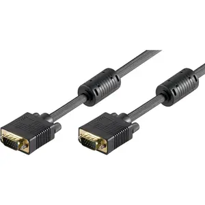 VGA kabelis Neutralle D-Sub uz D-Sub 1 m, melns