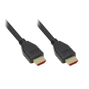 Кабель HDMI Alcasa 4521-030 — HDMI Type A—A, 3 м, HDMI 2.1, 48 Гбит/с, позолоченные контакты, черный