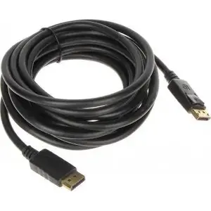 DisplayPort cable 5 m black – No name DP-W/DP-W-5.0M, DisplayPort to DisplayPort, 5.0 m length