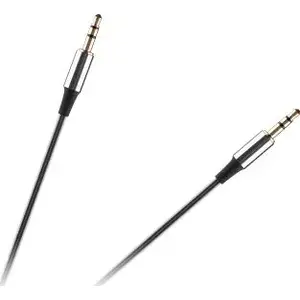 Audio cable Rebel Tools Jack 3.5mm to Jack 3.5mm 1 m, black