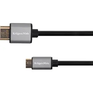 HDMI Mini to HDMI cable Kruger & Matz KM1237 1.8 m, black