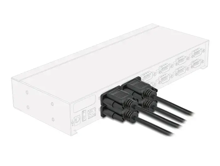 DIGITUS RS-232 D-Sub9 sieviete–sieviete kabelis 5 m Photo 2