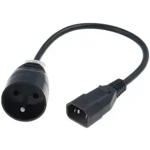 Power cable Jonex PS-PCU 171 0.3 m — UPS extension with 1 IEC C13 outlet, H05VV-F 3x1.0, 10 A
