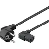 GOOBAY угловой IEC кабель 1,8 м C13–Schuko Photo 2