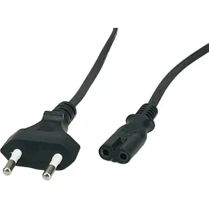 MPL Power POS AC cable C7 to CEE7/16, H03VVH2-F 0.75 mm², 5.0 m, black