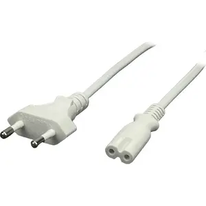 Power cable C7 to CEE 7/16 MPL Power POSAC-C7EU50WH 2.5 A H03VVH2-F 0.75 mm² 5.0 m white