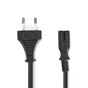 Силовой кабель Nedis CEGL11042BK20 — 2 м, штекер Type C на IEC 320, черный