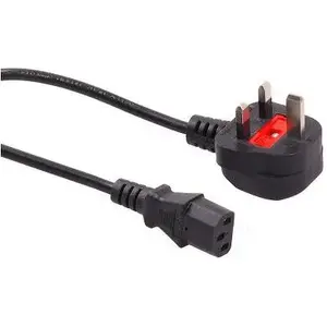Power cable MACLEAN MCTV-808, 3-pin GB plug, 5 m length